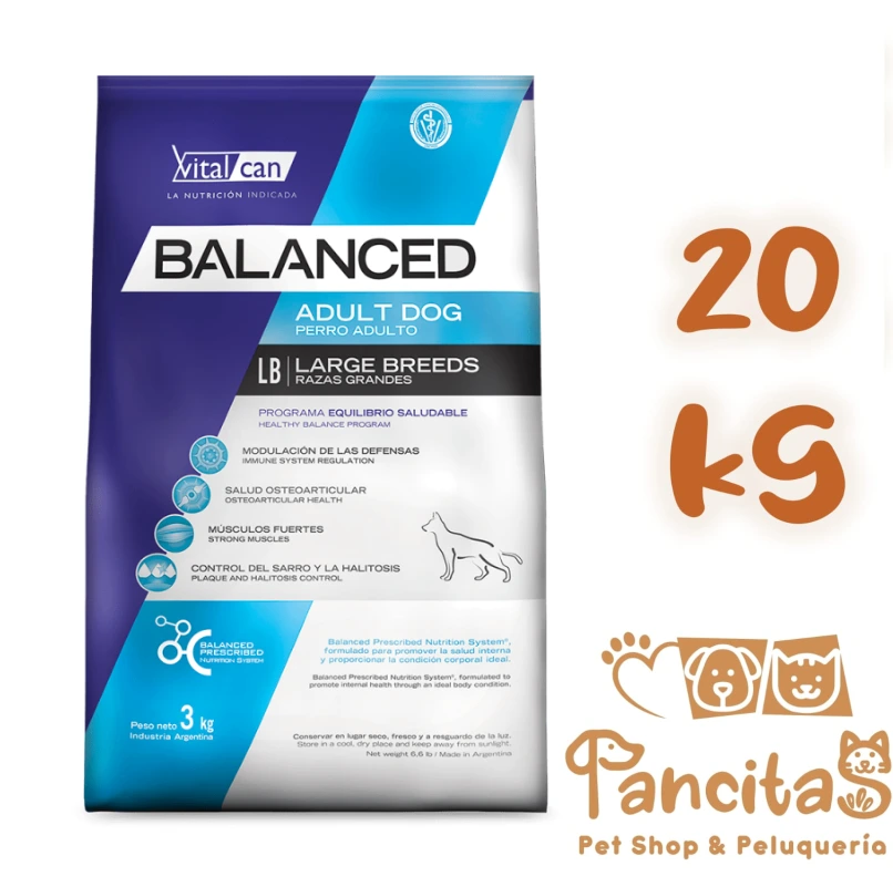 [11723] VITAL CAN BALANCED DOG ADULT LARGE 20KG PROMO