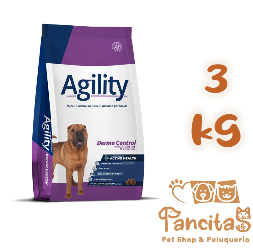 AGILITY DOG DERMA CONTROL 3KG