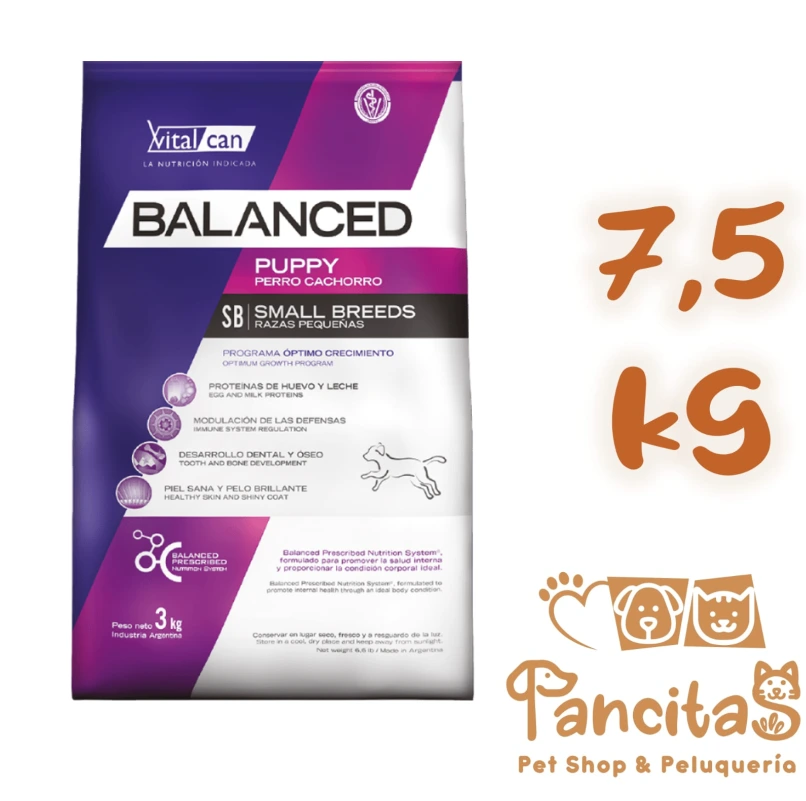[31730] VITAL CAN BALANCED DOG PUPPY SMALL 7,5KG