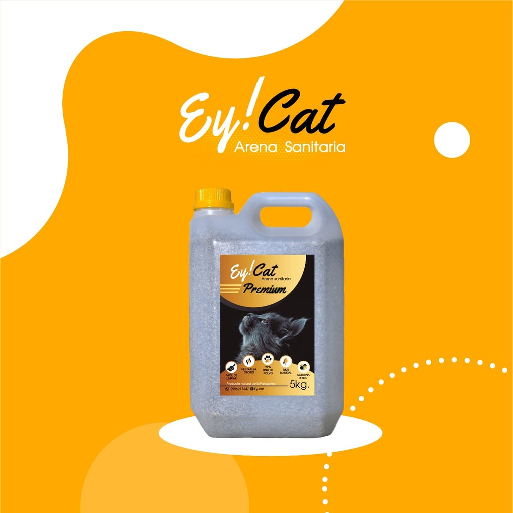 EY CAT! PIEDRITAS AGLUTINANTES BIDON 5 KG