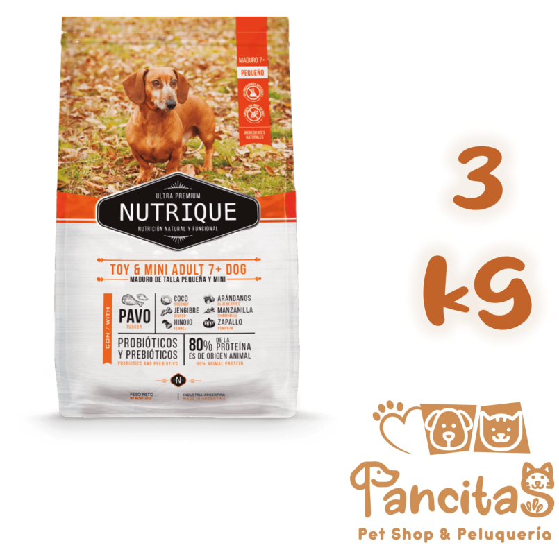 NUTRIQUE DOG ADULT MINI +7 3KG