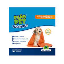 PAÑO PET WASH PET X6 UNIDADES