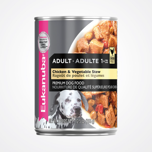 EUKANUBA  ALIMENTO HUMEDO ADULT CHICKEN &amp; VEGETABLE STEW 355GR