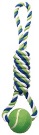 Hagen Soga Tricolor Azul-Verde-Blanco Small con Pelota Tenis Verde 46 cm