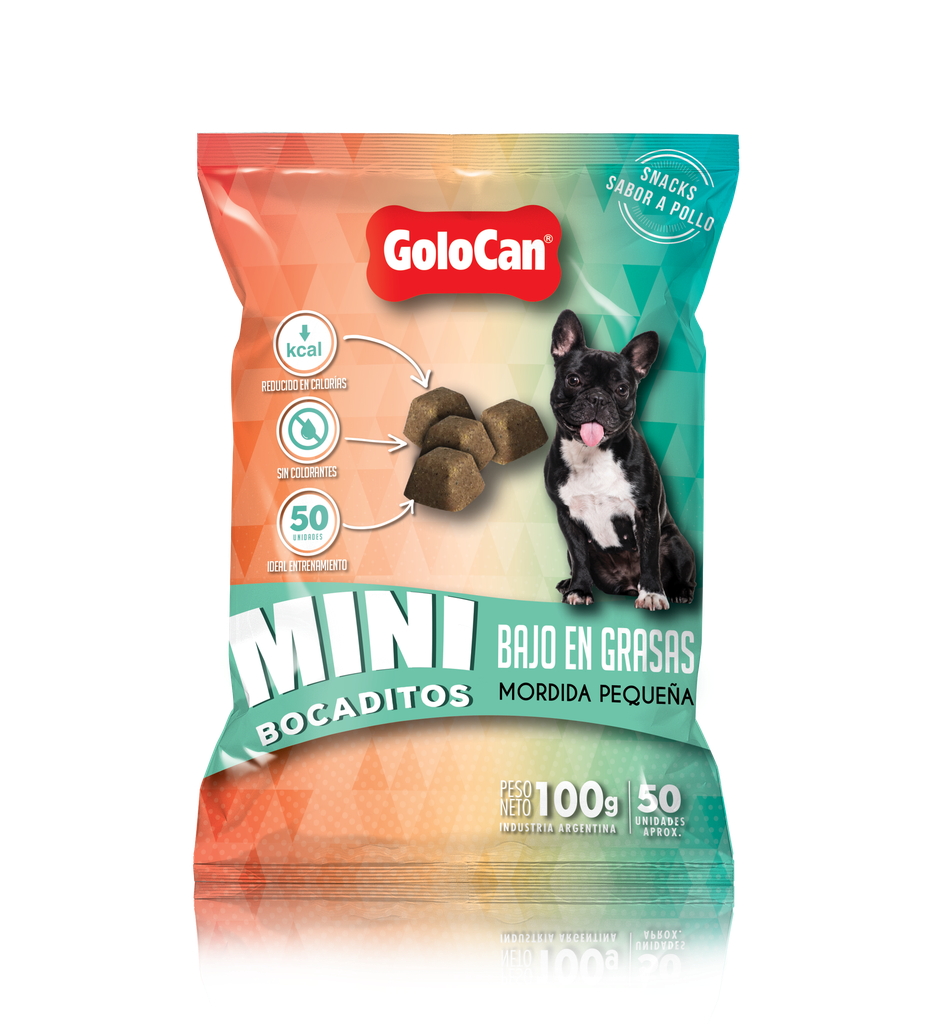 GOLOCAN MINI BOCADITOS BAJO EN GRASAS 100GR