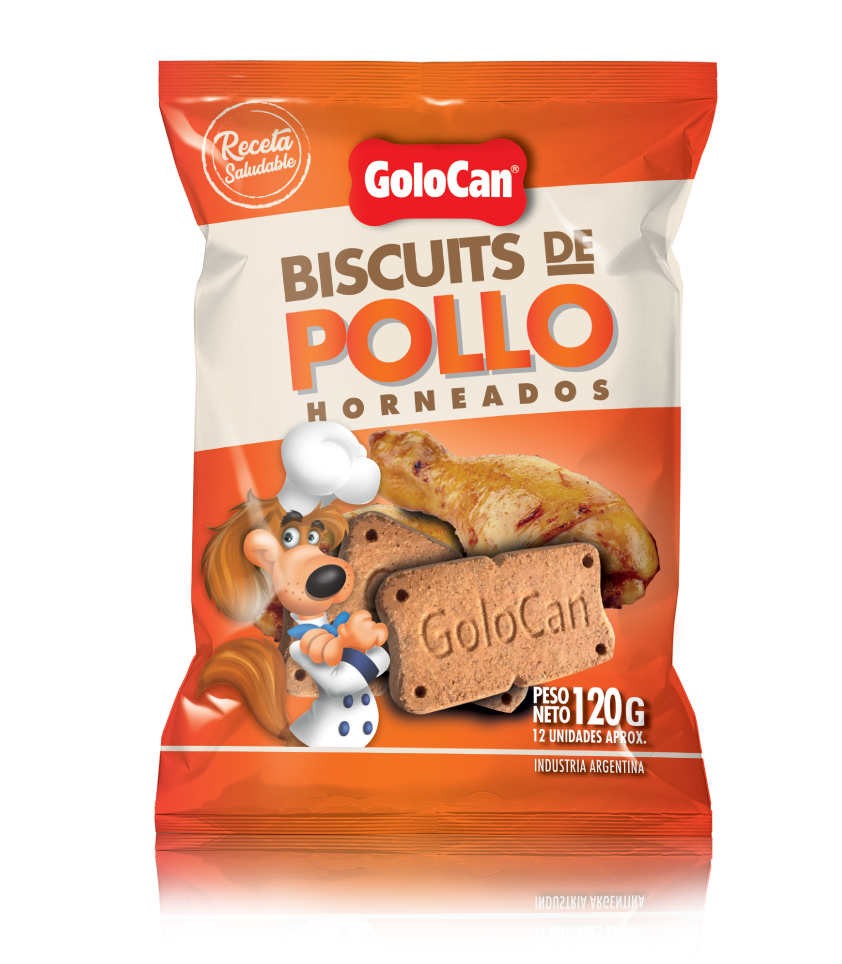 GOLOCAN BOCADITOS BISCUITS DE POLLO 120 GR