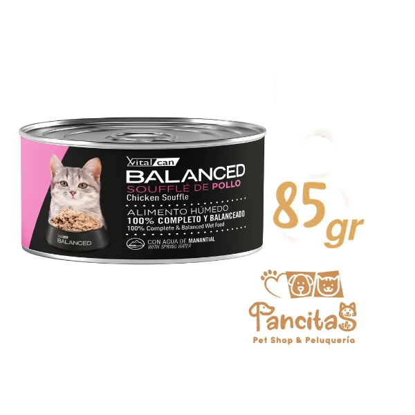 VITAL CAN BALANCED LATA CAT KITTEN SOUFFLE POLLO 85gr