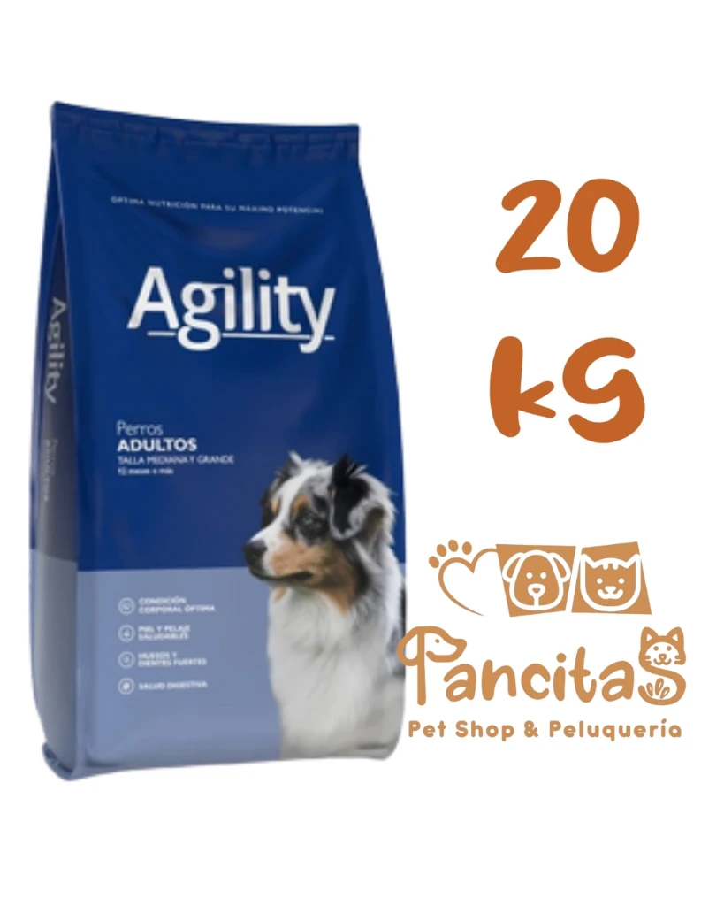[3] AGILITY DOG ADULTO 20KG PROMO