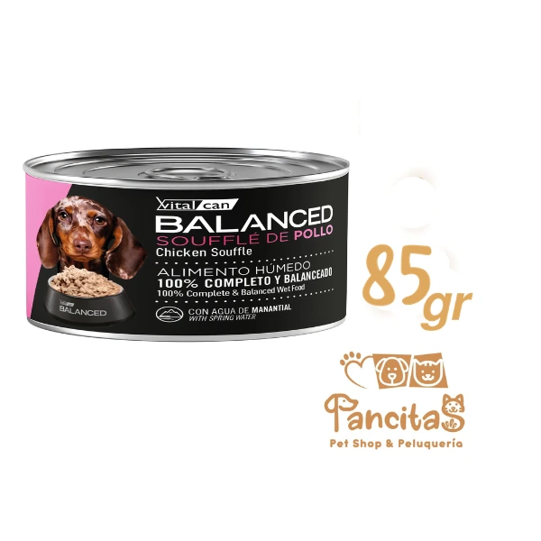 VITAL CAN BALANCED LATA DOG PUPPY SOUFFLE POLLO 85GR PROMO 2X1