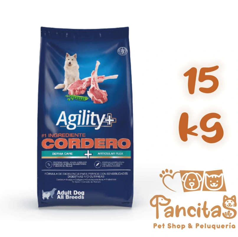 [443] AGILITY+ DOG ADULTO CORDERO 15 KG