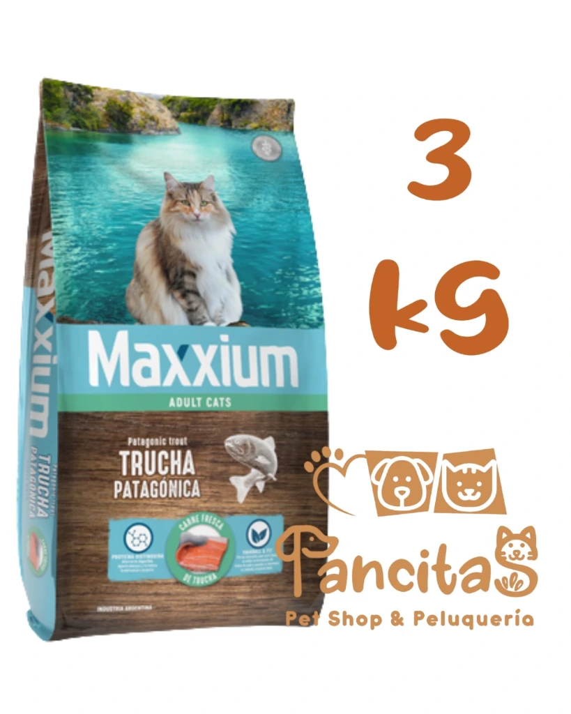 MAXXIUM CAT ADULTO SABOR TRUCHA 3KG