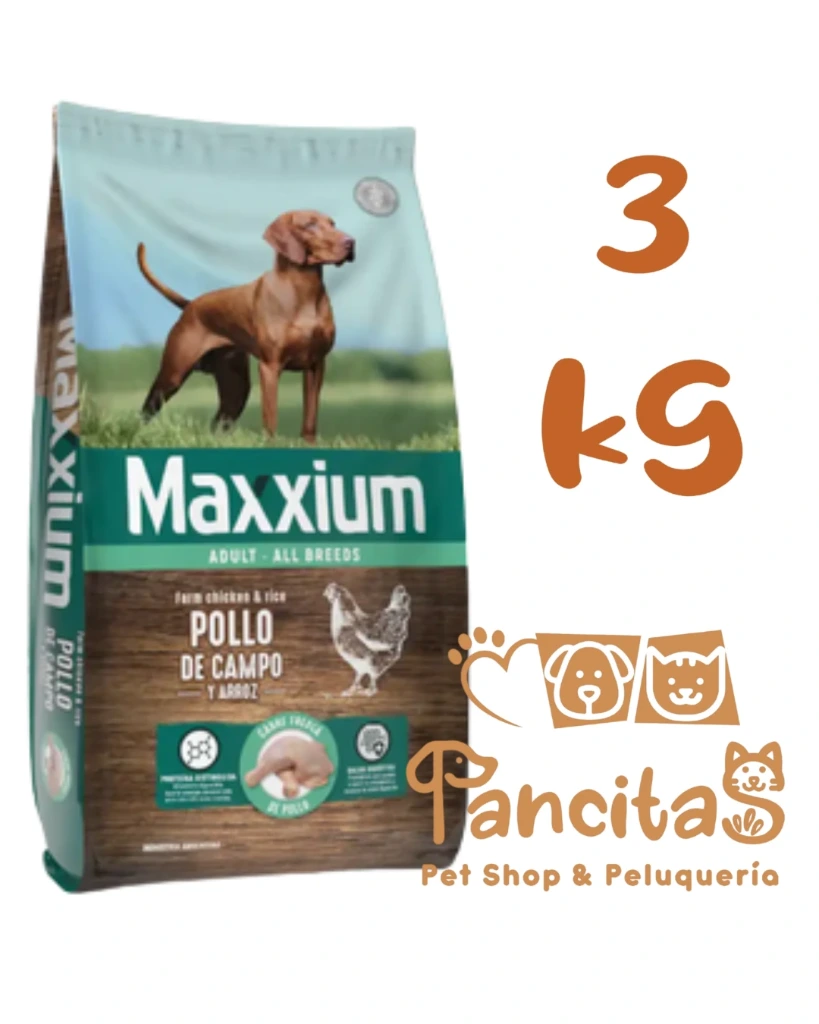 MAXXIUM DOG ADULT SABOR POLLO 3KG (archivar)