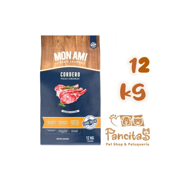 [6318] MON AMI DOG HUMAN GRADE ADULTO CORDERO 12KG