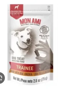 [6327] MON AMI SNACKS DOG TREAT TRAINEE POLLO 75GR
