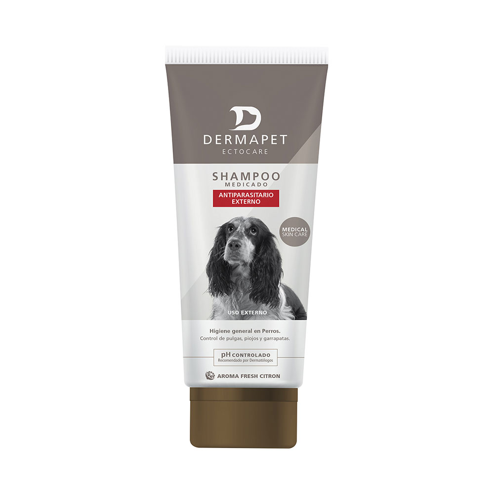 DERMAPET ECTOCARE SHAMPOO MEDICADO ANTIPARASITARIO EXTERNO 250 ML