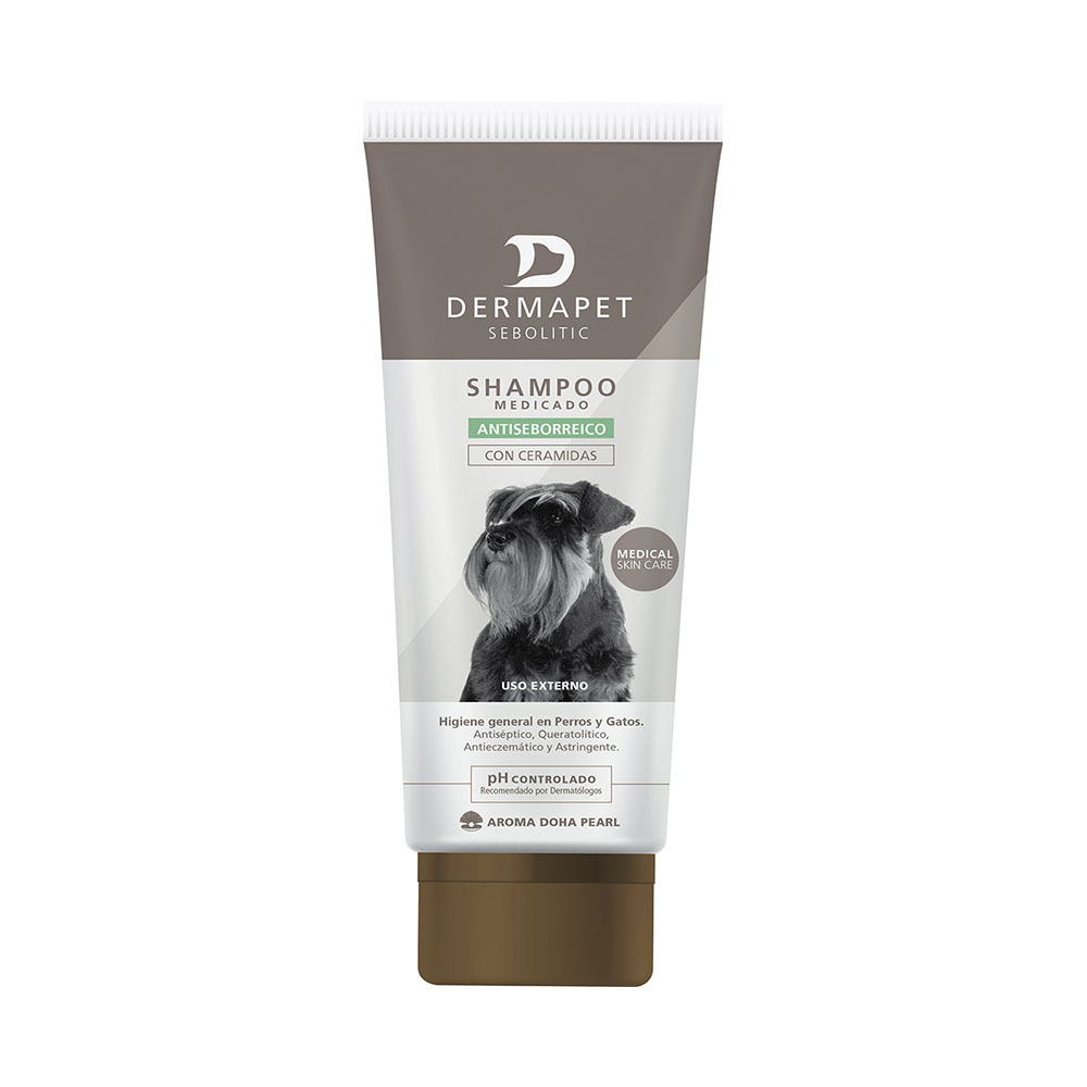 DERMAPET SEBOLITIC SHAMPOO ANTISEBORREICO CON CERAMIDAS 250 ML