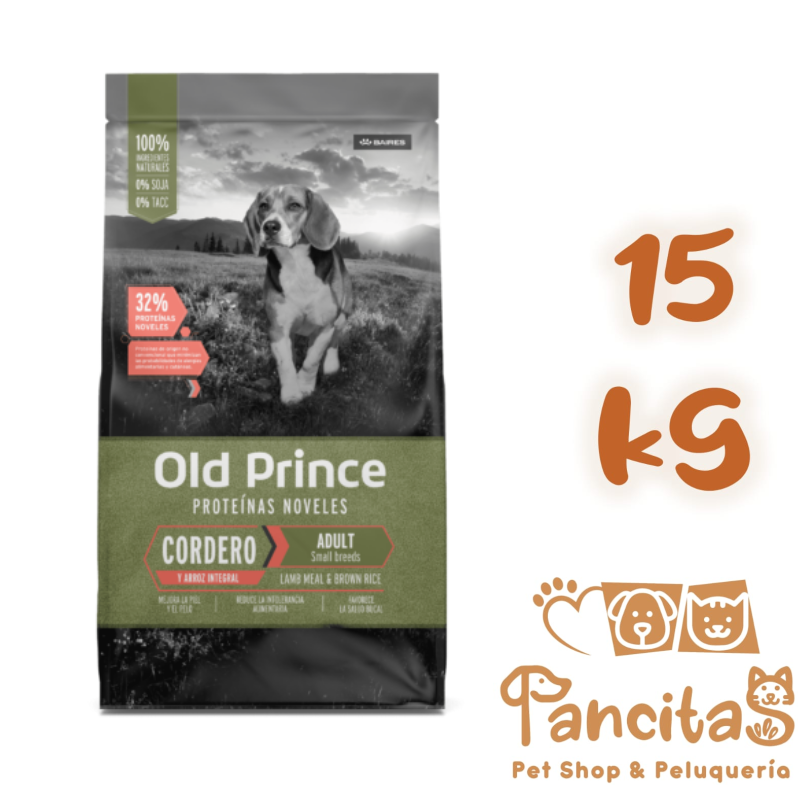 OLD PRINCE DERMA CORDERO Y ARROZ SMALL 15KG