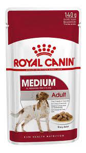 ROYAL CANIN POUCH DOG MEDIUM ADULTO 140GR
