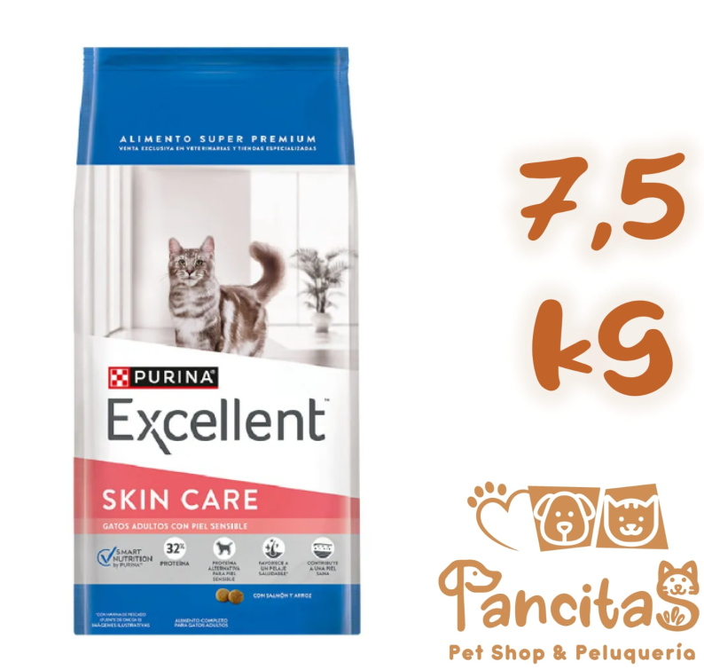 EXCELLENT CAT SKIN CARE 7,5KG SALMON