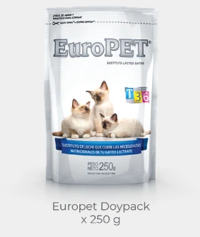 [SLG250] EUROPET SUSTITUTO LACTEO FELINO 250GR