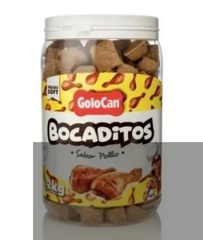 GOLOCAN BOCADITOS 2 KG SABOR POLLO (242 BOMBONES)