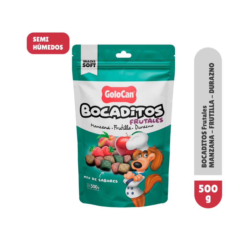 GOLOCAN BOCADITOS SABOR FRUTALES 500GR