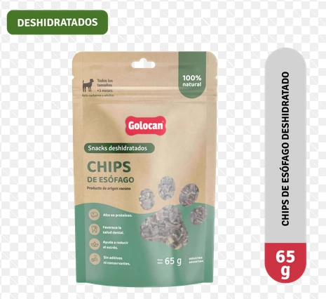 GOLOCAN CHIPS DE ESOFAGO 65GR