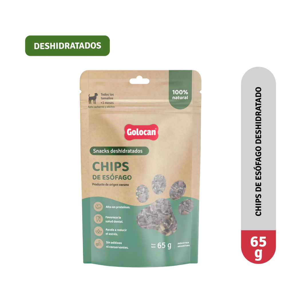 GOLOCAN CHIPS DE ESOFAGO 65GR