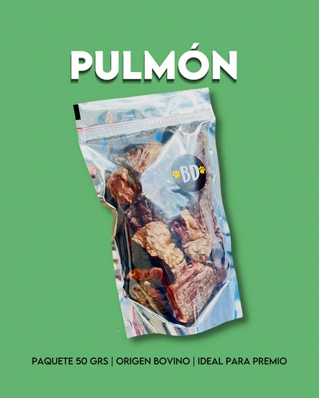 [BDPULMON100] BOCADOG PULMON DESHIDRATADO X100GR