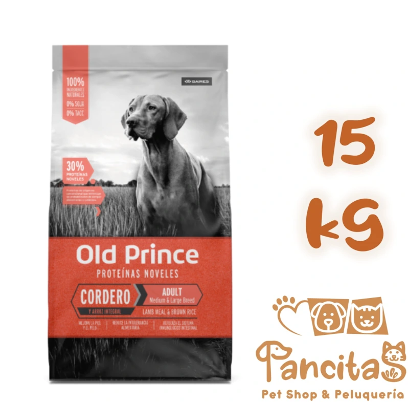 [21171] OLD PRINCE DERMA CORDERO Y ARROZ SIN TACC 15KG Promo