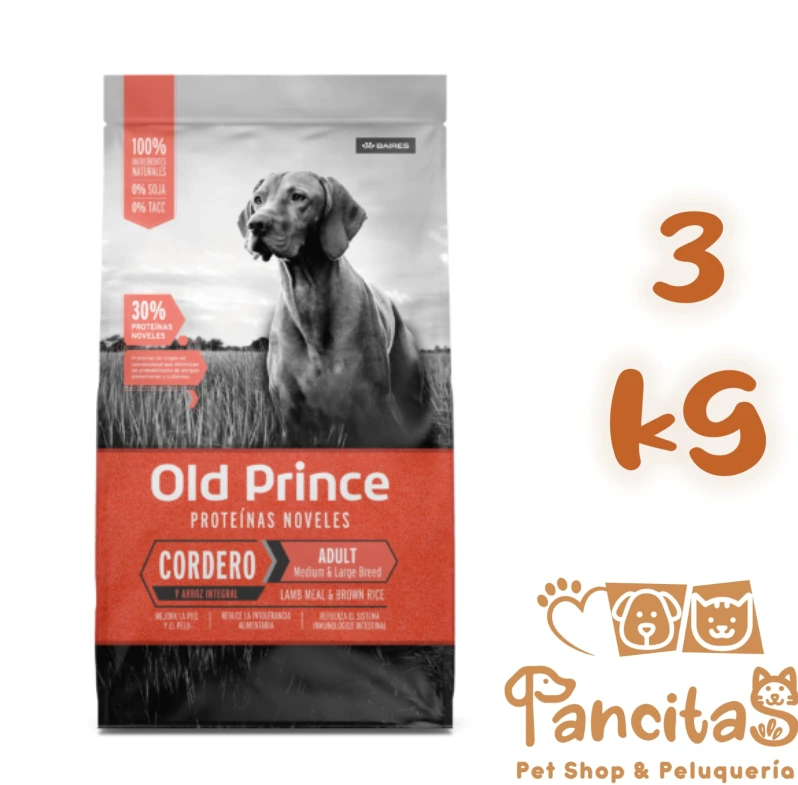 [21170] OLD PRINCE DERMA CORDERO Y ARROZ SIN TACC 3KG
