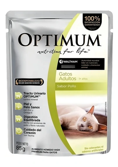 OPTIMUM POUCH CAT AD POLLO PROMO 5+1