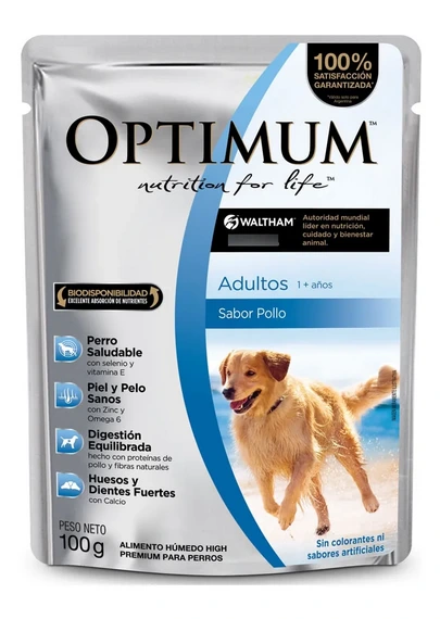 [10224842] OPTIMUM POUCH DOG ADULTO POLLO PROMO 5+1