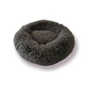 [cleo50g] PUFF ANTIESTRES  PELO LARGO CLEO (50cm, gris)