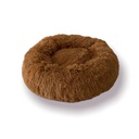 [cleo60c] PUFF ANTIESTRES  PELO LARGO CLEO (60cm, camel)