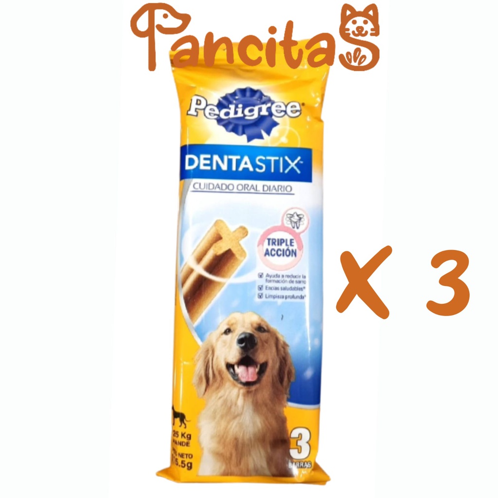 PEDIGREE DENTASTIX RAZAS GRANDES X3