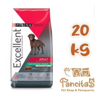 EXCELLENT DOG ADULT MED/LAR 20KG