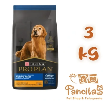 PRO PLAN ACTIVE MIND +7 MEDIANA Y GRANDE 3KG