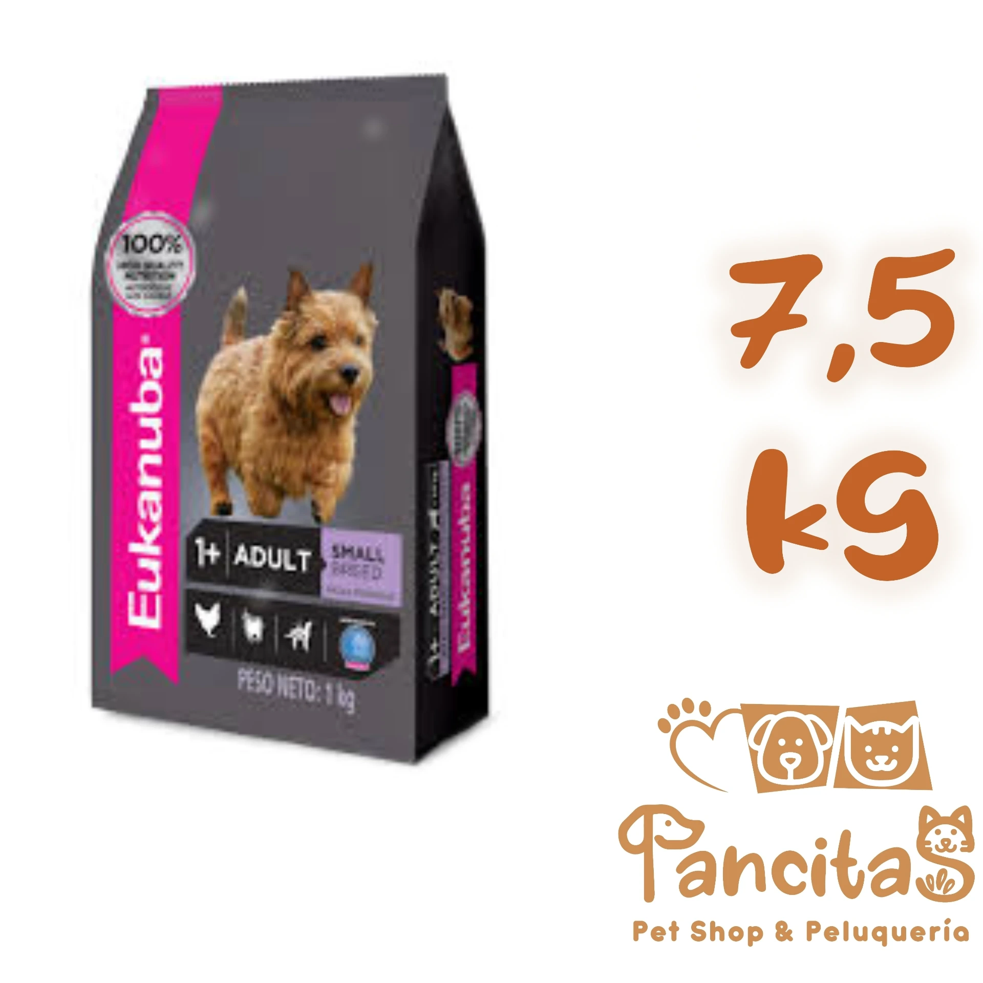 [7021075] EUKANUBA  ADULTO SMALL 7,5KG PROMO