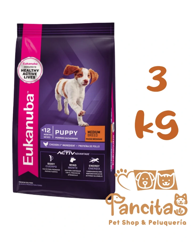 EUKANUBA  PUPPY MEDIUM 3KG