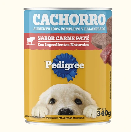 PEDIGREE LATA ALIMENTO HUMEDO PATE CACHORRO 340GR PROMO 5+1