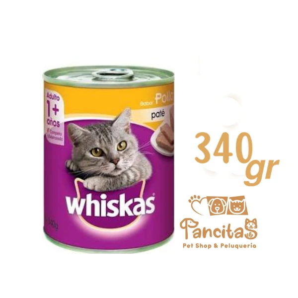 WHISKAS CAT LATA ALIMENTO HUMEDO PATE DE POLLO promo 5+1