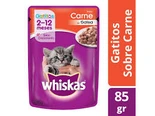 WHISKAS POUCH GATITO CARNE SALSA PROMO 5+1