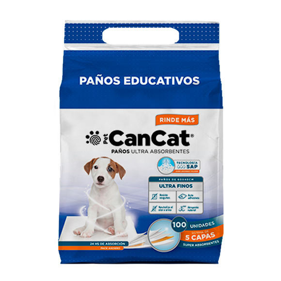 CANCAT PAÑO ALFOMBRA 60x40CM PACK 100 U