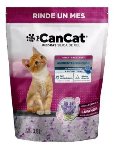 [003] PIEDRITAS SILICAS CANCAT LAVANDA 3,8L