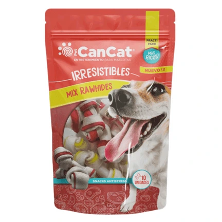 [316] CANCAT HUESO CON TIRITA MIX PACK X5