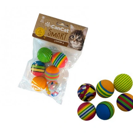 JUGUETE GATO CANCAT SMART PELOTA MINI X6