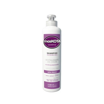 MASKOTA SHAMPOO EXTRA BLANCO/ REVITALIZANTE DE COLOR 200ML