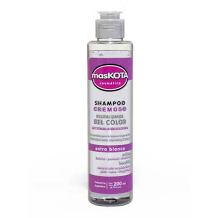 MASKOTA SHAMPOO EXTRA BLANCO/ REVITALIZANTE DE COLOR 200ML