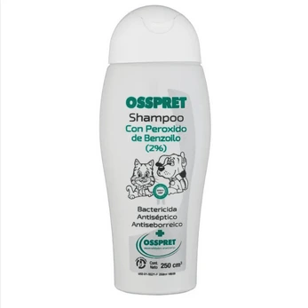 OSSPRET SHAMPOO CON PEROXIDO DE BENZOILO 2% 250ML